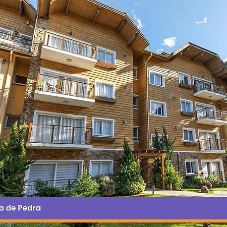 Rosa Edificio Casa De Pedra Lejlighed Gramado Eksteriør billede