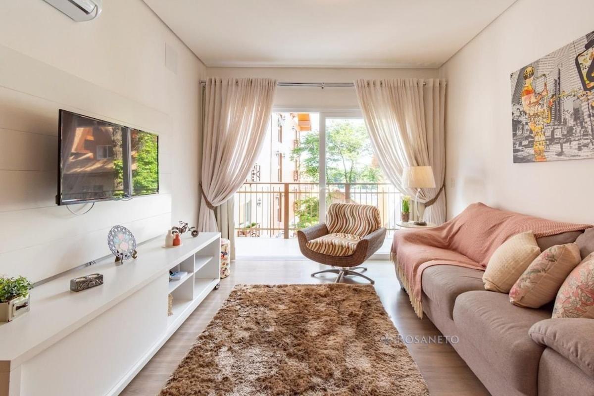 Rosa Edificio Casa De Pedra Lejlighed Gramado Værelse billede